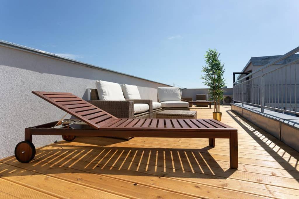 Skyline Penthouse L Lf44 Lägenhet Wien Exteriör bild